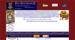 Desktop Screenshot of gulfcoastsponge.com